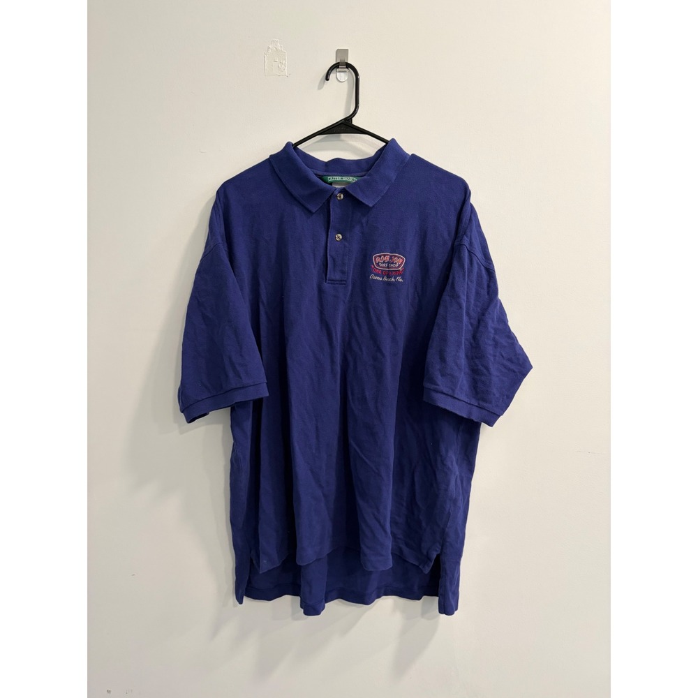 Ron Jon Surf Shop Outer Banks Polo Shirt Mens XL Purple Cocoa Beach Florida